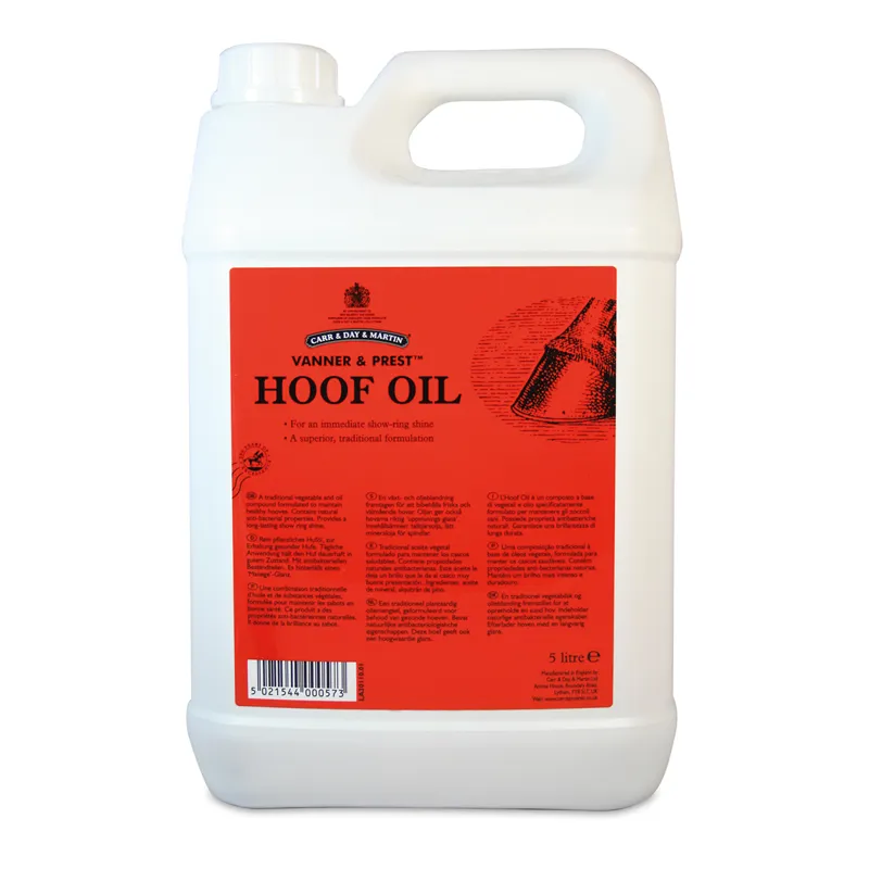 Carr and Day and Martin Vanner and Prest Hoof Oil - 5L
